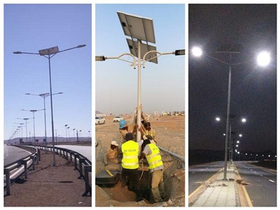 Framúrskarandi innviðir: Decano's 45-eininga tvíarma götuljósastaursverkefni ...